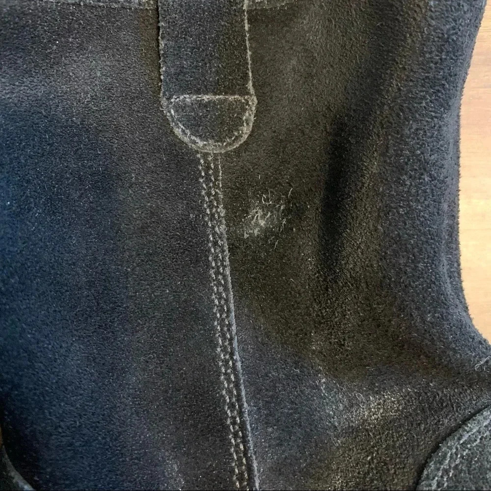 Ugg Briar Ankle Boots Booties Suede Leather Heeled Slouchy Size 7 1/2 - Picture 8 of 10